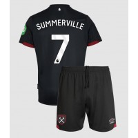 Stroje piłkarskie West Ham United Crysencio Summerville #7 Koszulka Wyjazdowej dla dzieci 2024-25 Krótki Rękaw (+ szorty)